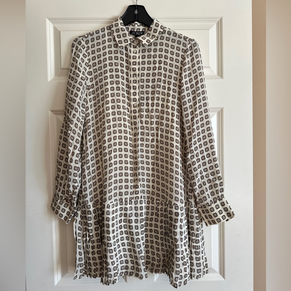 New Amelia shirt-dress in foulard print - Picture 7 of 14
